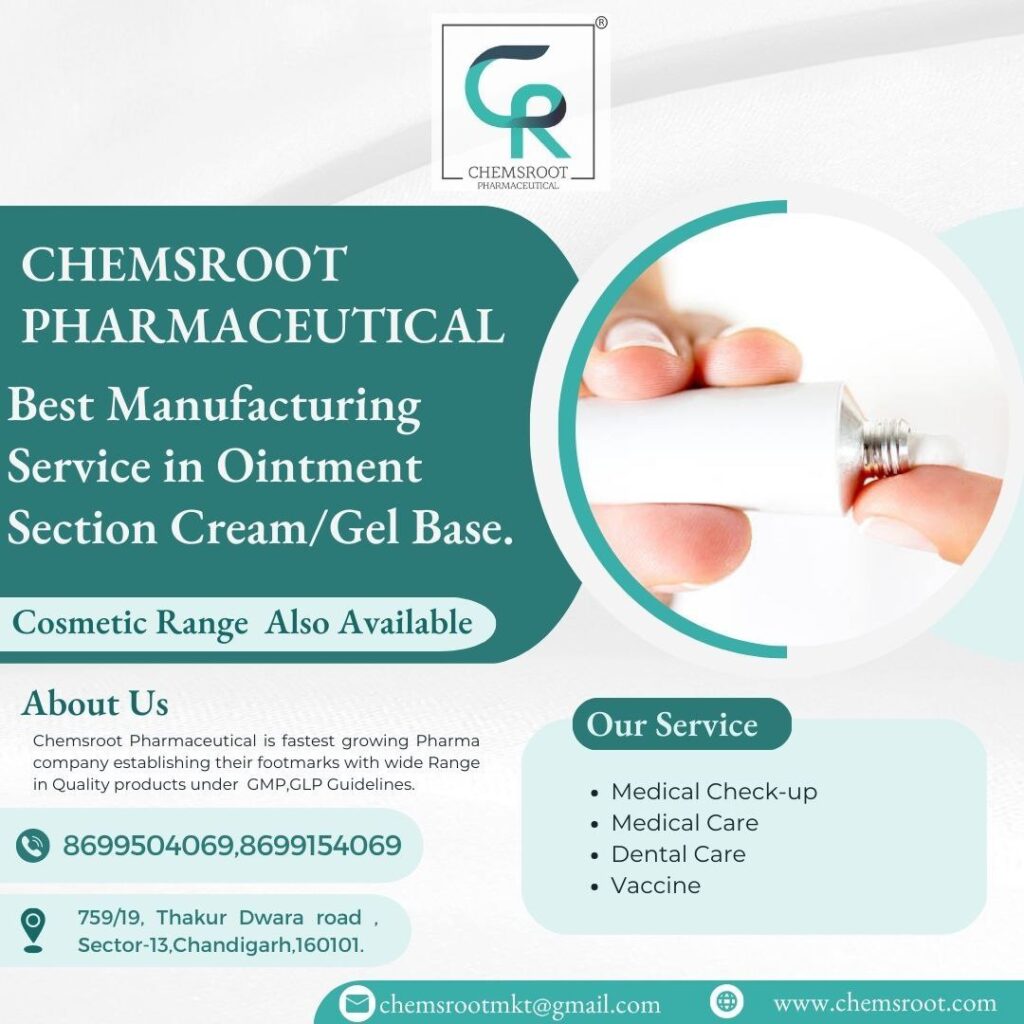 Third party manufacturing for ointments