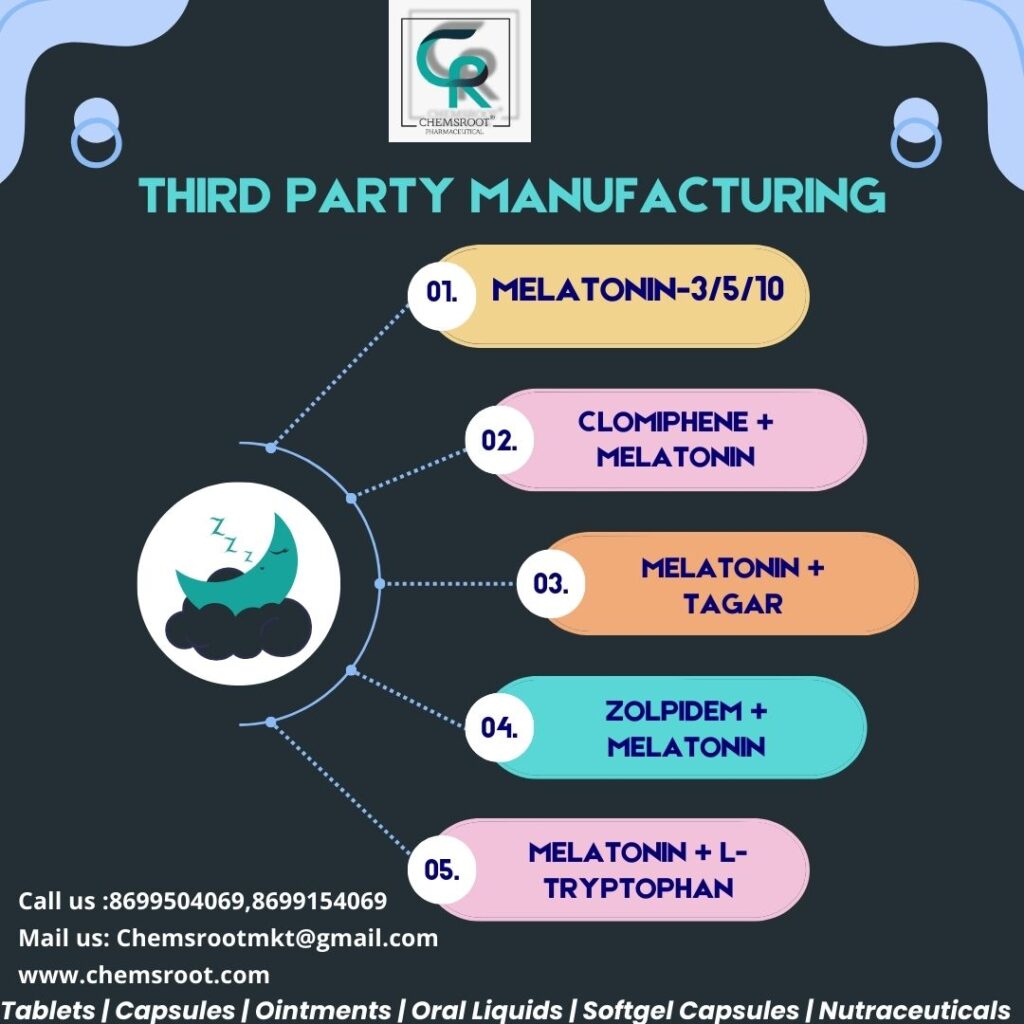 MELATONIN,TAGAR,L-TRYPTOPHAN,ZOLPIDEM ,CLOMIPHENE