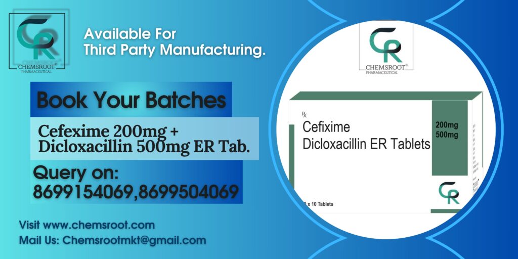 cefixime dicloxacillin third party manufacturing.
