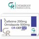 Cefixime 200 mg and Ornidazole 500 mg Tablets