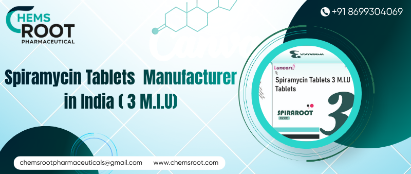 Spiramycin Tablets 3 M.I.U Manufacturer in India